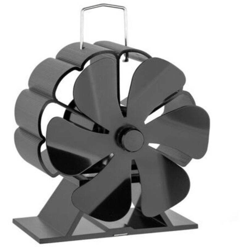 Kamin. 6-blatt-thermoventilator Für Holzöfen. Nicht Wiederaufladbarer, Leiser Ventilator Mit Thermischer Kinetischer Energie. Für Holzöfen.