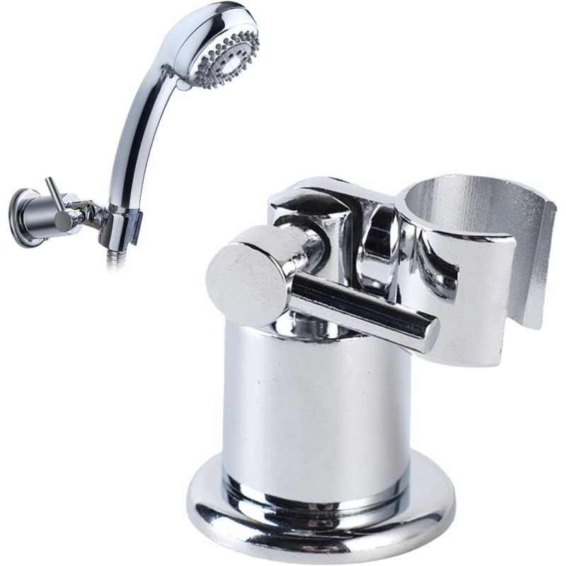 Duschkopfhalterung Aus Edelstahl. 180° Schwenkbarer Duschkopf. Verstellbare Duschkopfhalterung. Drehbarer, Verstellbarer Duschkopfhalter. Für Badezimmer Und Toiletten (silber).