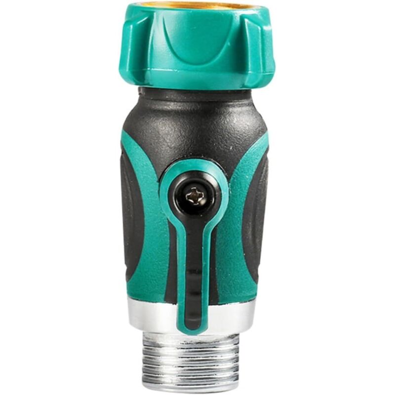 Stück Hochleistungs-absperrventil Aus Zinklegierung Für Gartenschlauch, Wasserhahn-/schlauchanschluss, 3/4 Zoll, Grün