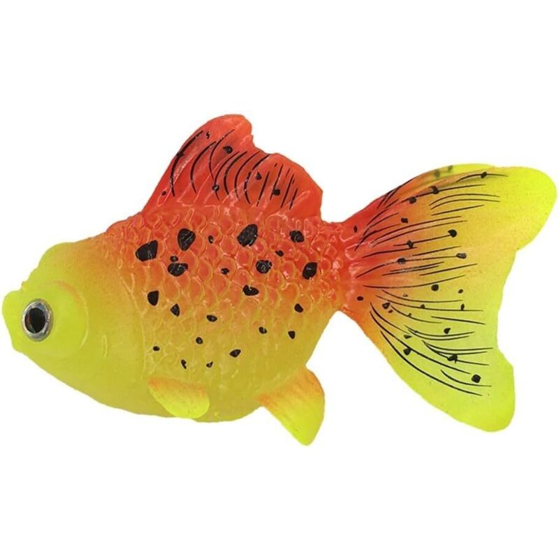 Künstliche Fische. Schwimmende Silikon-goldfische, Leuchtend Rote Fische, Künstliche Tropische Fische Als Schwimmende Dekoration Für Aquarien.