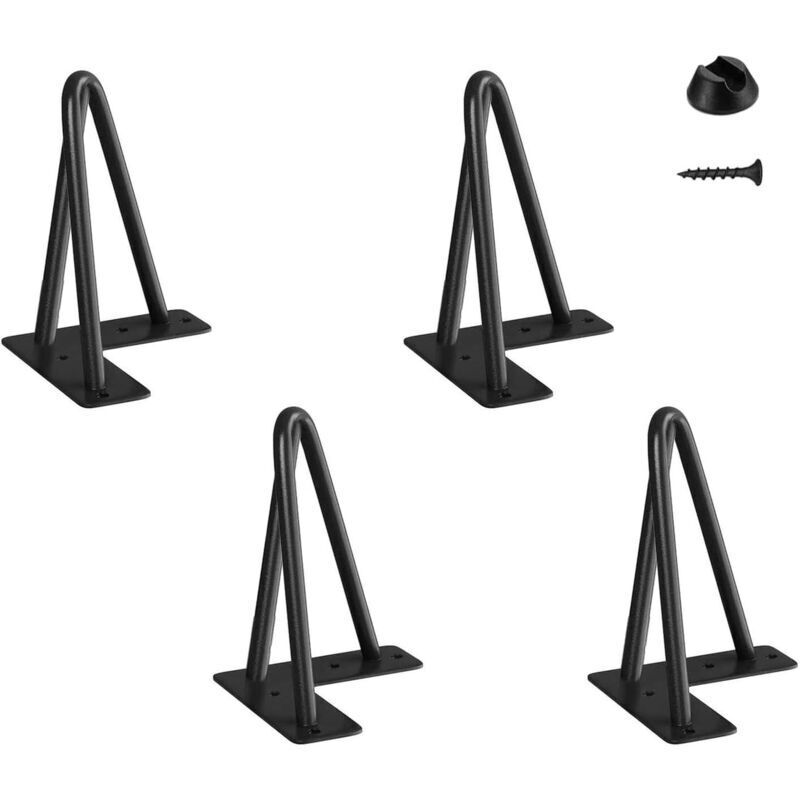 4er-set Möbelfüße: Schlichtes 2/3-stab-design. Verfügbare Beinlängen: 10–75 Cm. Stärke: 10 Mm. Gratis Dazu: 16 Standard-befestigungsschrauben Und 4 Schutzfüße. Hochwertig Lackiert.