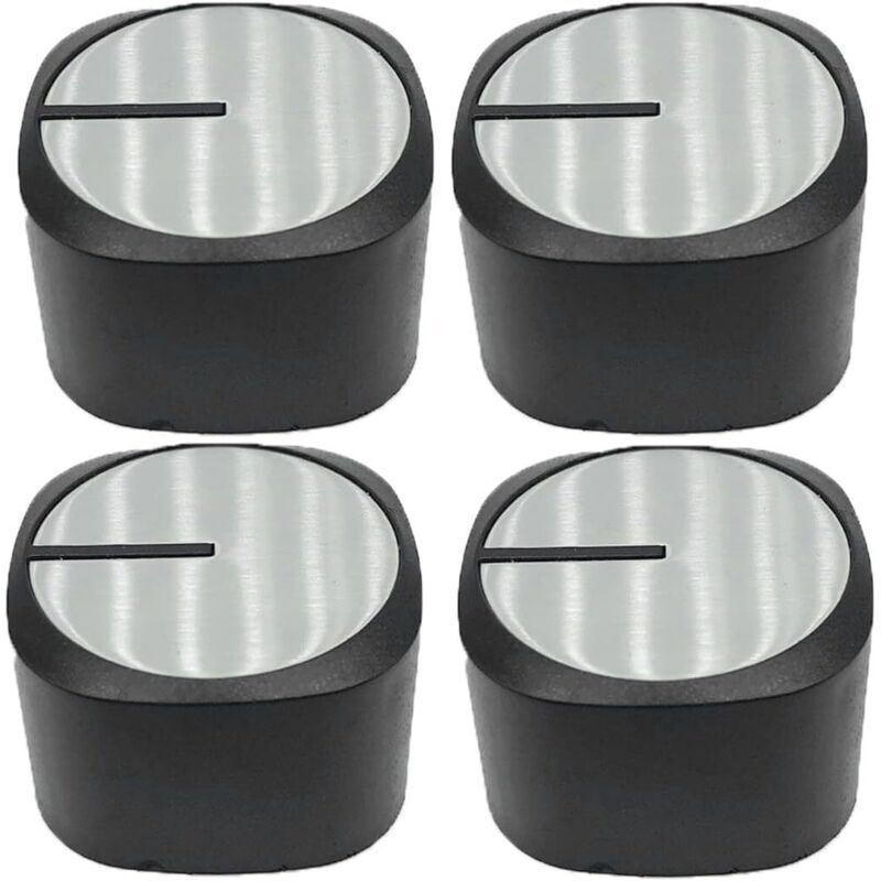 4-teiliges Kochfeldknopf-set. Universelle Bedienknöpfe. Herdknopf. Gaskochfeldknopf. Passend Für Fast Alle Herde, Kochfelder, Backöfen Und Gasherde (6 Mm).