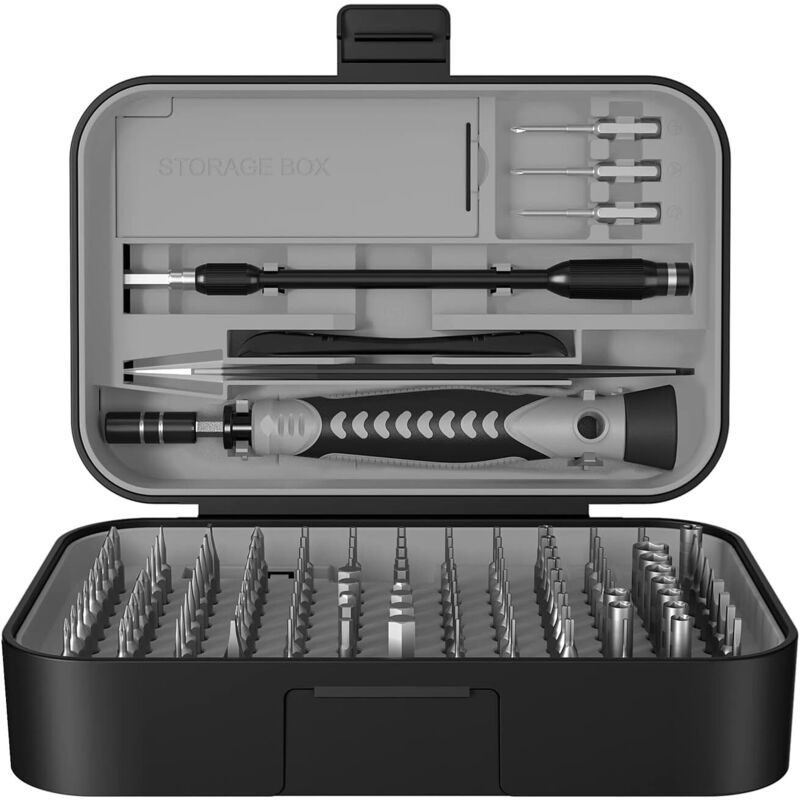 Präzisionsschraubendreher-set. 130-in-1-werkzeugset Mit 120 Bits, Magnetischem Schraubendreher-set Und 10 Praktischen Reparaturwerkzeugen Für Computer Und Handys.