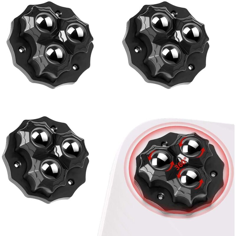 4er-set Kleine Möbelrollen. Kleine Rollen Mit Selbstklebenden Kugellagern. Kugellagerrollen. Rollen Für Kleine Möbel, Aufbewahrungsboxen Und Küchenutensilien.