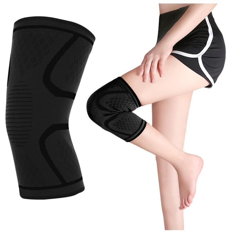 Stück Kniebandage, Sport-kniestütze. Kniebandage Bei Arthritis, Kniestütze Für Damen Und Herren. Unterstützt Bei Arthritis, Gelenkschmerzen Und Bänderverletzungen (größe M – Schwarz).