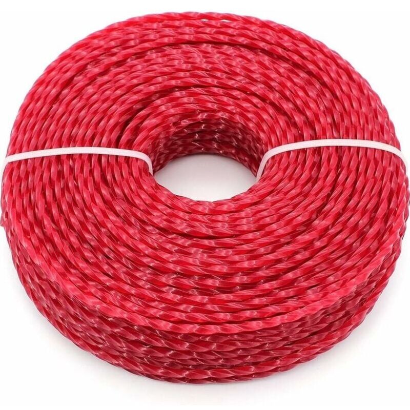 Universelle Trimmerschnur. 3,0 Mm Nylon-trimmerschnur. Hochleistungsfähige Nylon-freischneiderschnur Für Garten- Und Rasenmäherköpfe (3 Mm X 50–60 M).