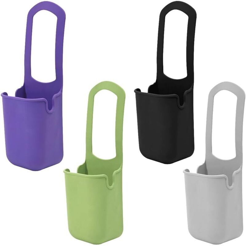 4-teiliges Fahrrad-trinkflaschenhalter-set. Fahrrad-becherhalter. Universeller Silikon-becherhalter. Für Rollatoren, Fahrräder, Rollstühle, Mountainbikes, Roller, Golfwagen Und Elektroroller.