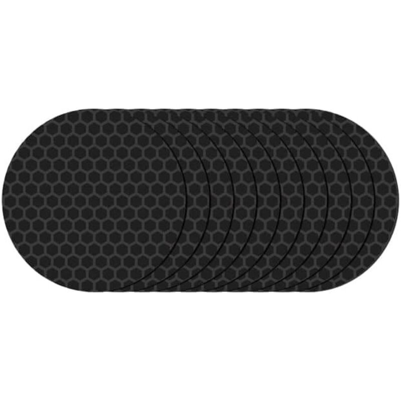 10 Stück Reflektierendes Klebeband. Morechoice 5-zoll-reflexaufkleber, Wasserfestes Warnband, Selbstklebend, Kratzfest, Für Auto Und Motorrad. Schwarz.