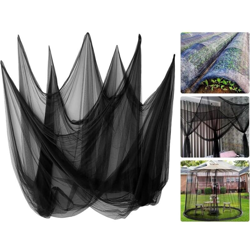 Moskitonetz. 3 X 10 M Insektennetz Für Gemüsegärten. Feinmaschiges Gartennetz. Moskitonetz Für Balkon Und Terrasse.