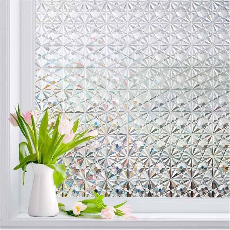 40 X 200 Cm Elektrostatische Fensterfolie, Verdunkelungsfolie, Uv-beständig, Sichtschutzfolie Für Büro, Zuhause, Badezimmer