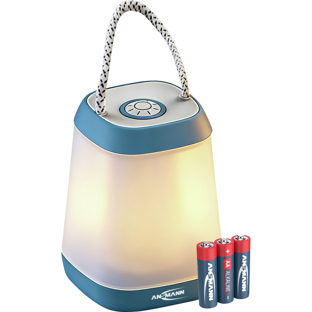 Ansmann Campingleuchte Outdoor Hellblau, Sehr Hell Und Robust, Warmweiß