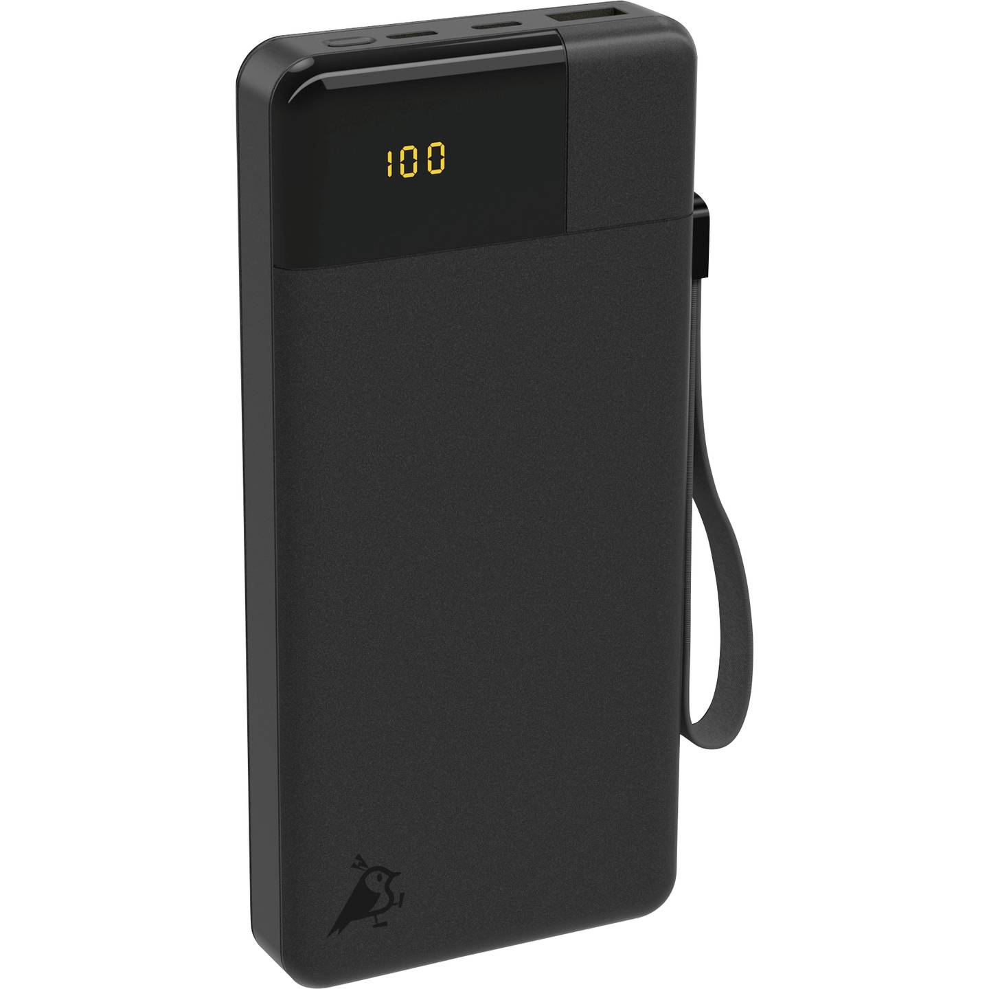 [gebraucht] B-ware Aqiila Powerbank 20000 Mah Lipo Akku Ladegerät Usb-a Usb-c Schwarz Tragbar 3a