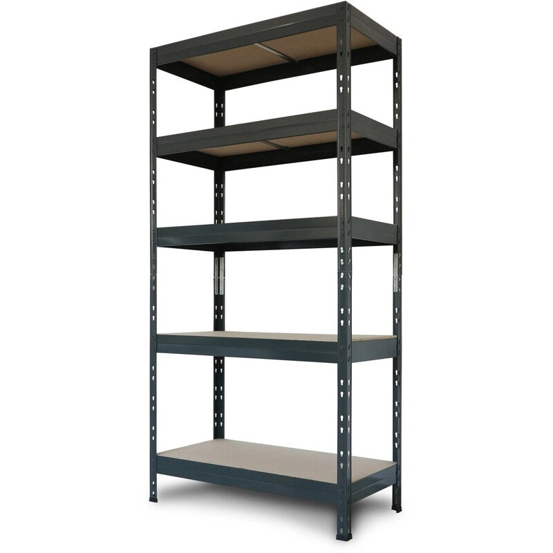 [gebraucht] B-ware Ar Shelving Metallregal Rivet M 210kg Modular Steckregal Anthrazit 180x90cm