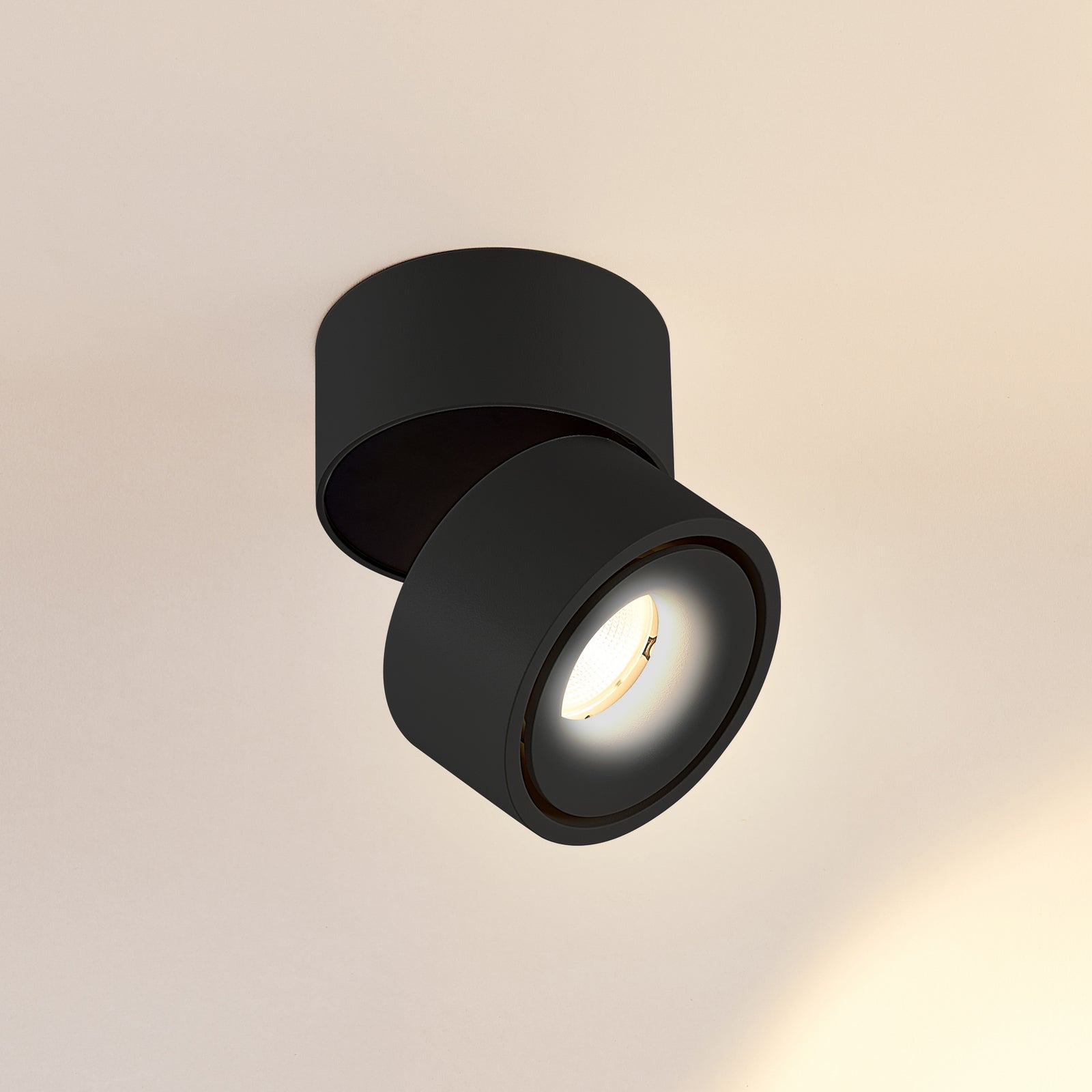 [neuwertig] B-ware Arcchio Led-deckenstrahler Rotari 980lm 1-flg Schwarz Dimmbar 3000k
