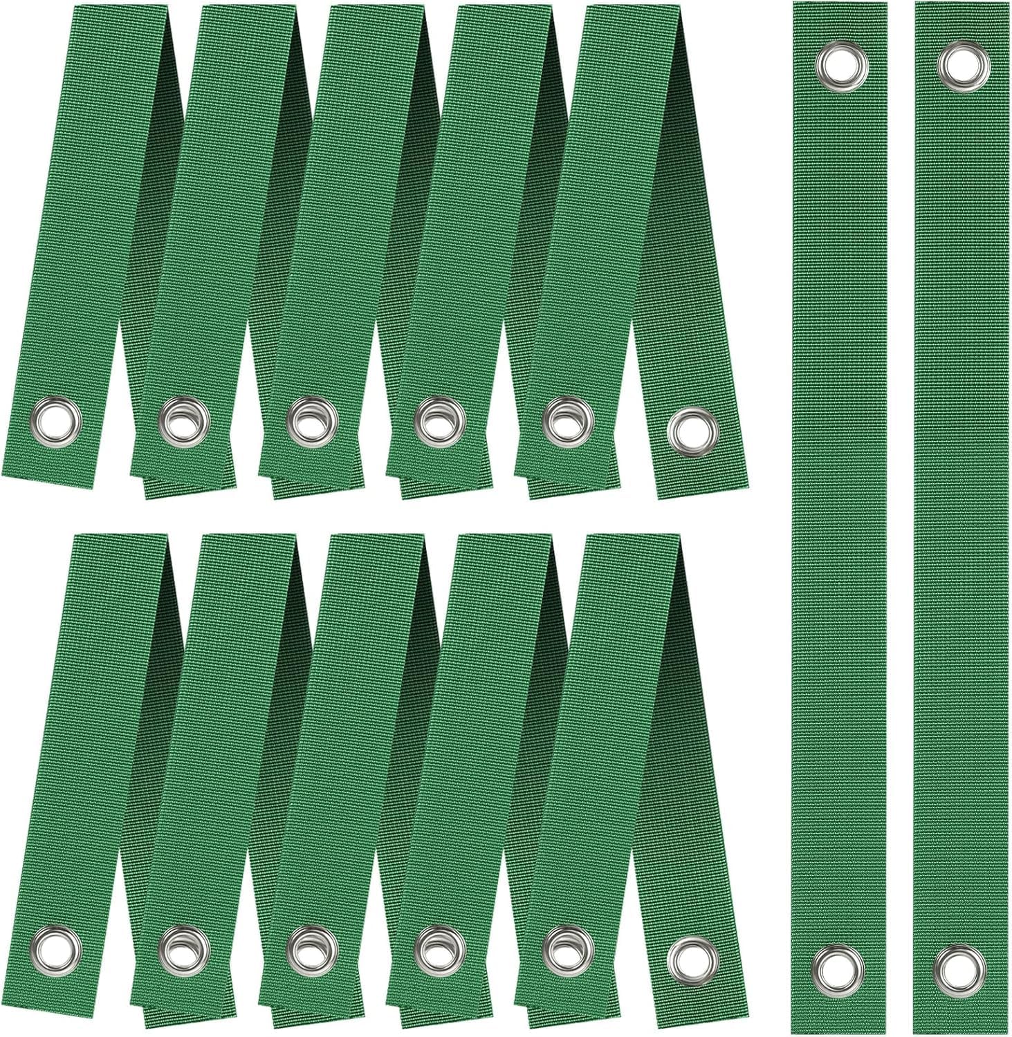 Baumbänder, Pflanzenbänder, Gartenbänder Zur Pflanzenstützung, Baumgurte Mit Ösen, Nylon-baumgurte, Wetterfeste Baumgurte (12 Stück)