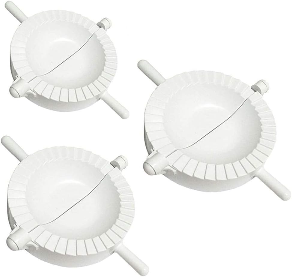 3er-set Ravioli-formen, Teigausdrückpresse, Gebäckform, Küchenhelfer, Weiß