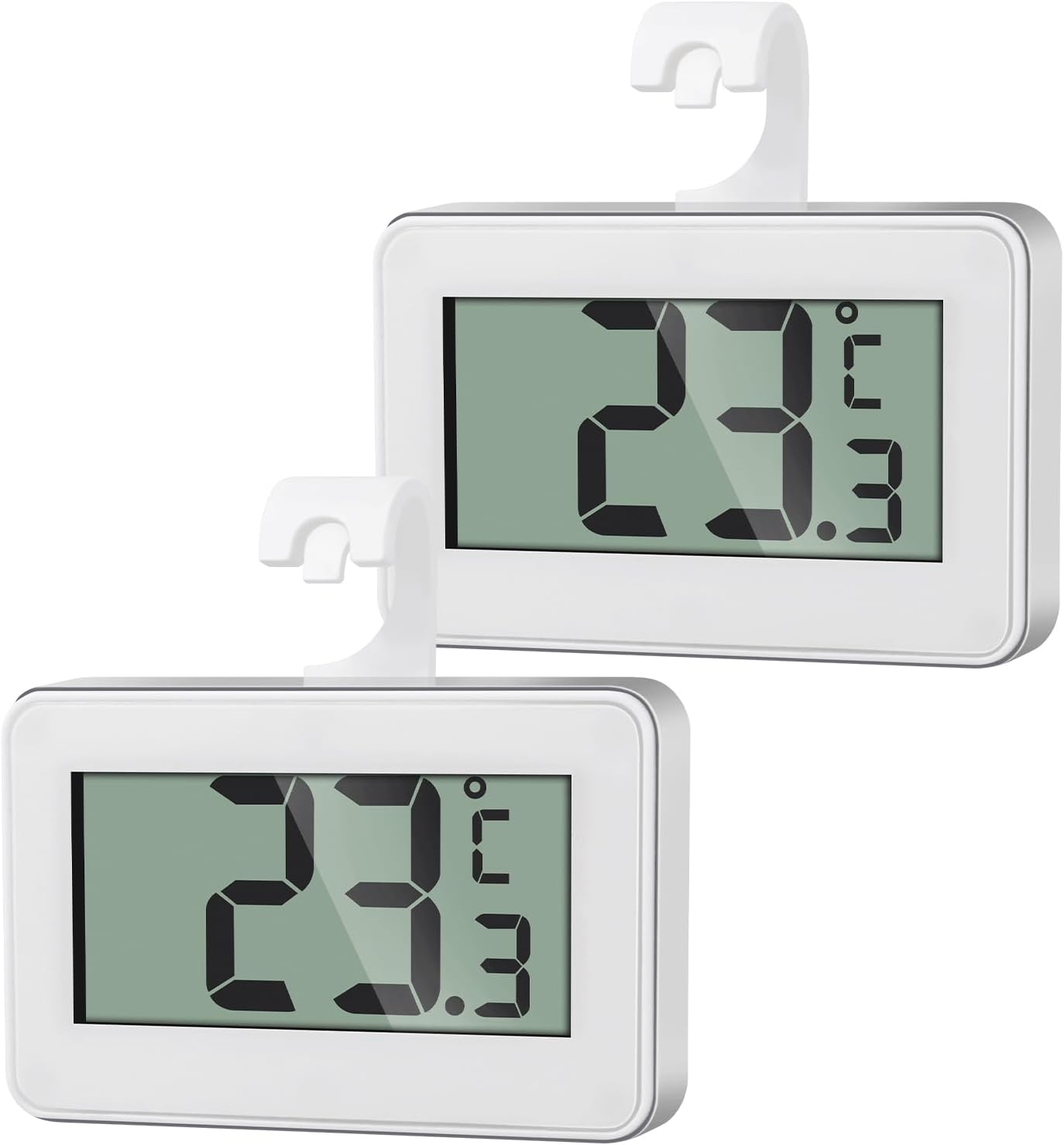 Stück Mini-digitalthermometer, Gefrierschrankthermometer, Digitales Kühlschrankthermometer