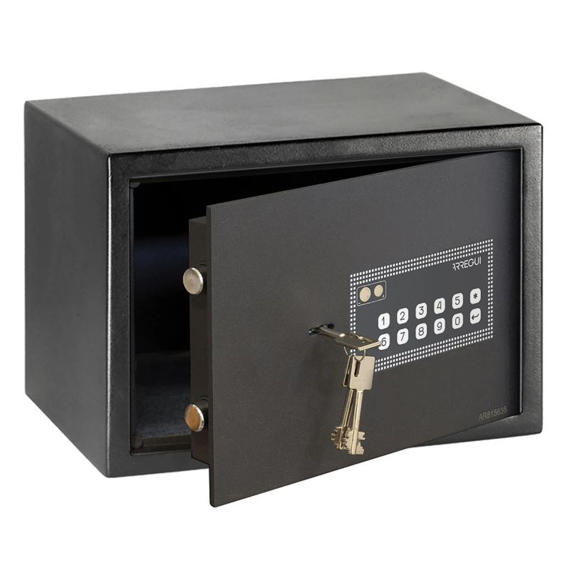 Arregui 17-liter-tresor Elektronischer Verschluss Und Schlüssel Außenmaße: 25 X 35 X 25 Cm Innenmaße: 24 X 34 X 20 Cm