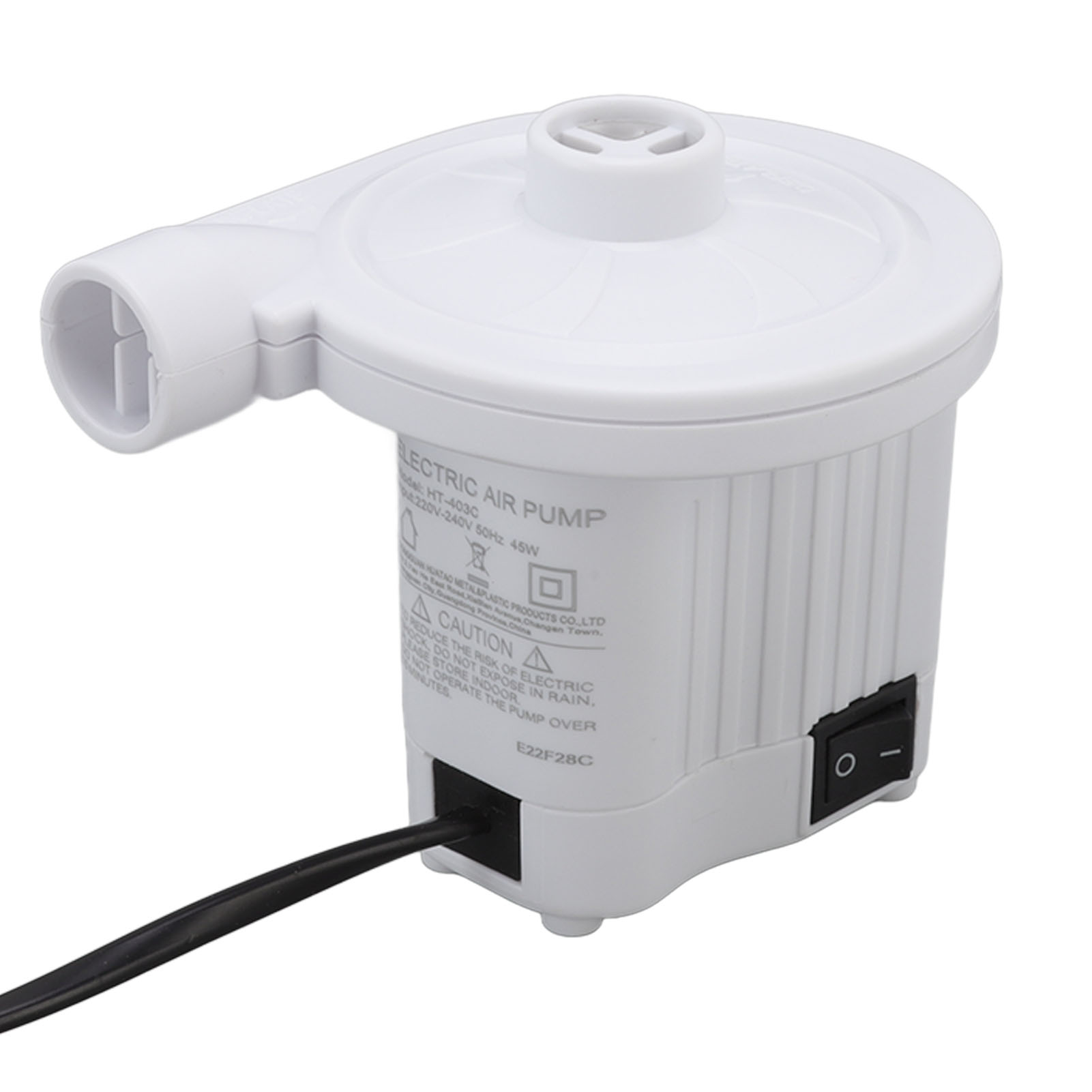Kompakte, Tragbare Elektrische Luftpumpe 45 W, 220–240 V, Eu-stecker, Heim-luftpumpe, Kleine Pumpe Zum Schnellen Aufpumpen