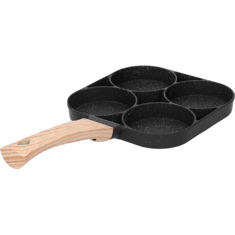 Antihaftbeschichtete 4-loch-bratpfanne Für Eier, Crêpes Und Pfannkuchen – Geeignet Für Gas- Und Induktionsherde
