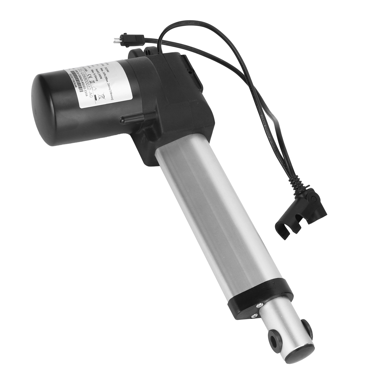 Linearantrieb (24 V Dc) Mit 150 Mm Hub Für Automobil- Und Industriemaschinen, Hubstange, 1-poliger Stecker + 5-polige Buchse