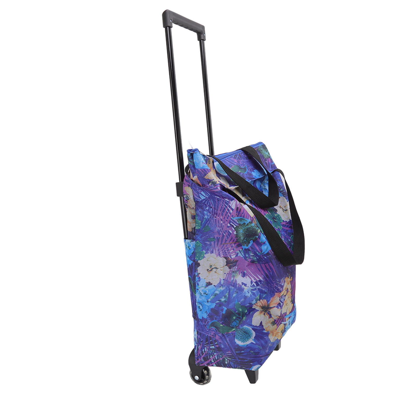Faltbarer Trolley Aus Waschbarem 600d Oxford-gewebe, Stahlrohren Und -rädern, Für Campingausflüge Und Kurztrips.