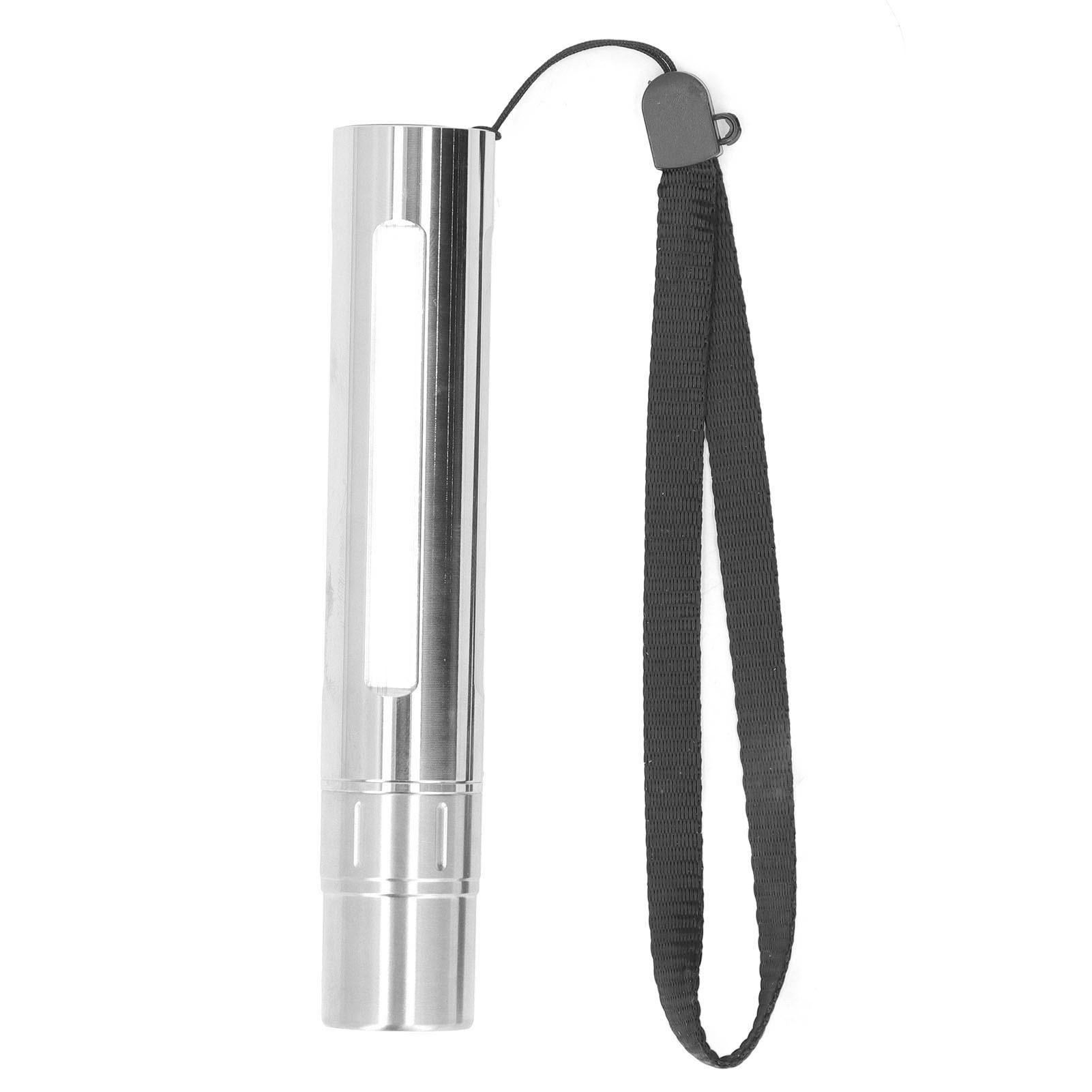 Infrarot-led-taschenlampe (630 Nm, 660 Nm, 850 Nm) Aus Edelstahl Mit Knöchelriemen