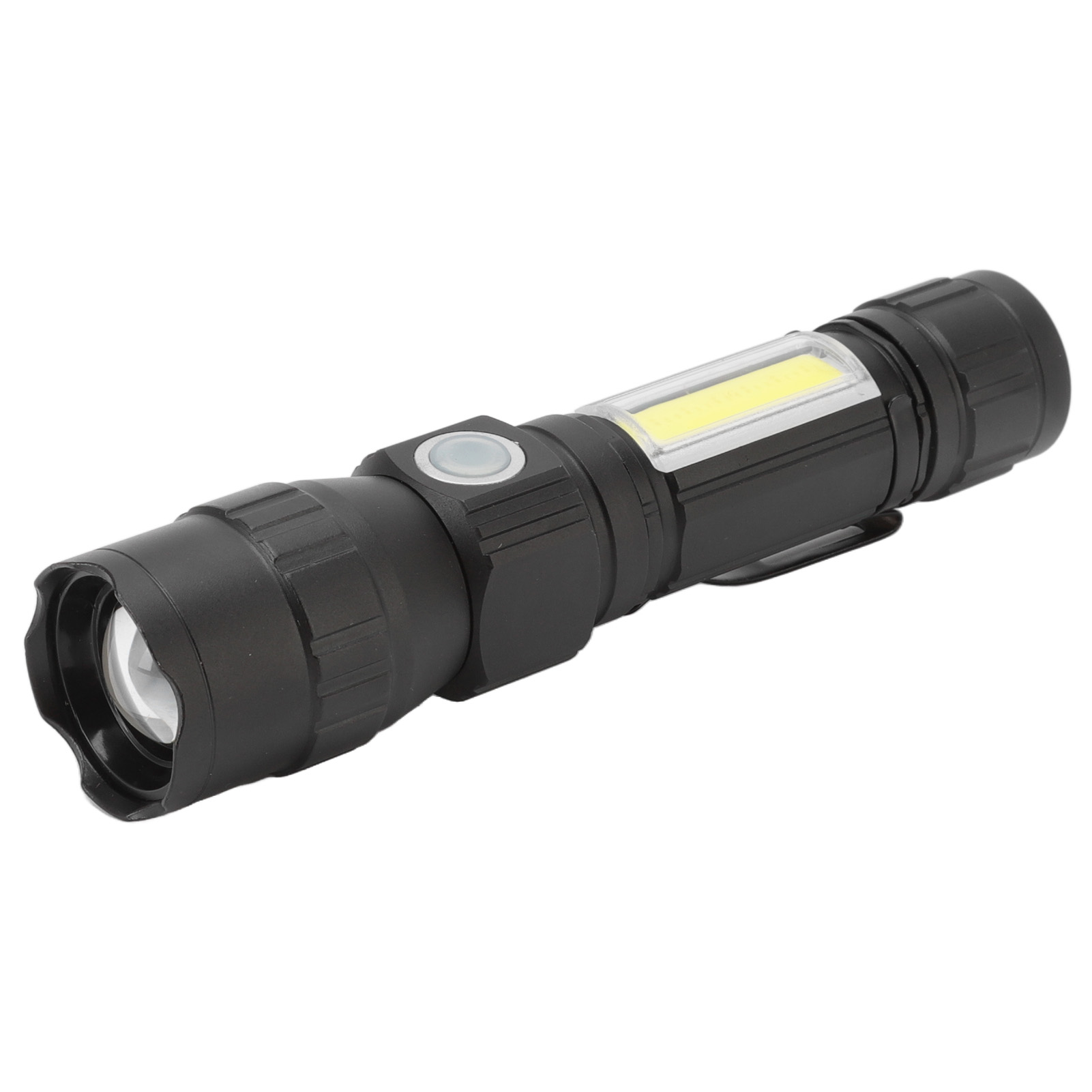 Wiederaufladbare Uv-lampe Mit 7 Usb-modi, Leichte, Wasserdichte Led-taschenlampe Mit Clip, Wasserdichte Taschenlampe