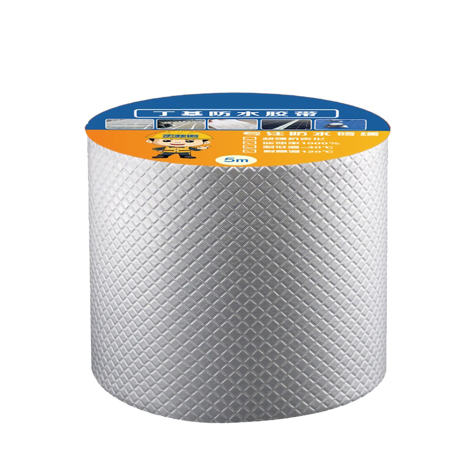 Butyl-dichtungsband Mit Aluminiumfolie, Auslaufsicheres Klebeband, Mehrzweck-reparaturband 10 Cm X 5 M (3,94 X 196,85 Zoll)