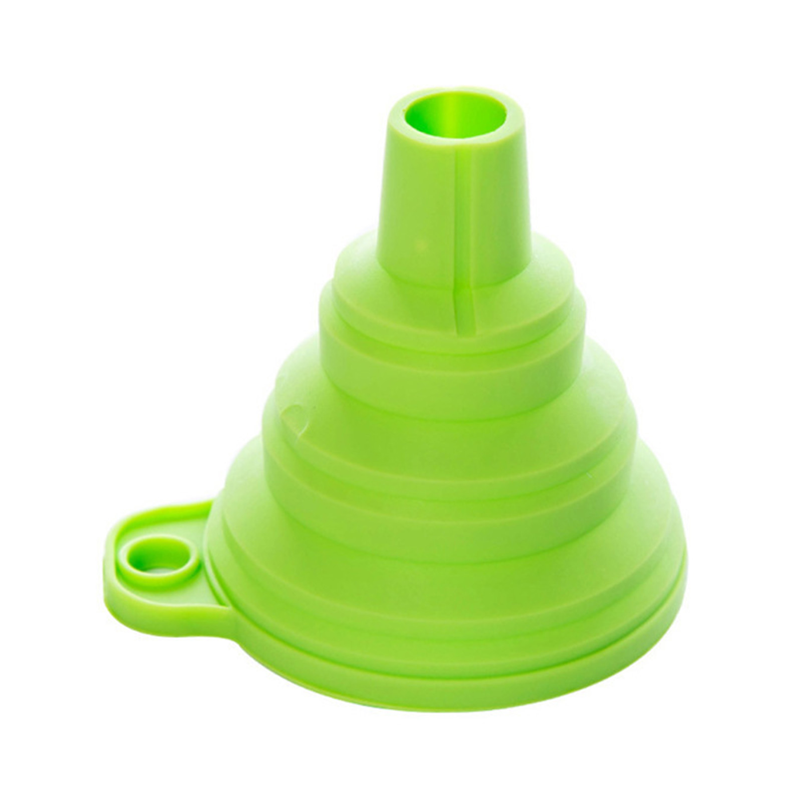 Küchentrichter Aus Lebensmittelechtem Silikon, Zusammenklappbar Für Wasserflaschen, Zum Umfüllen Von Flüssigkeiten, Farbe Zufällig