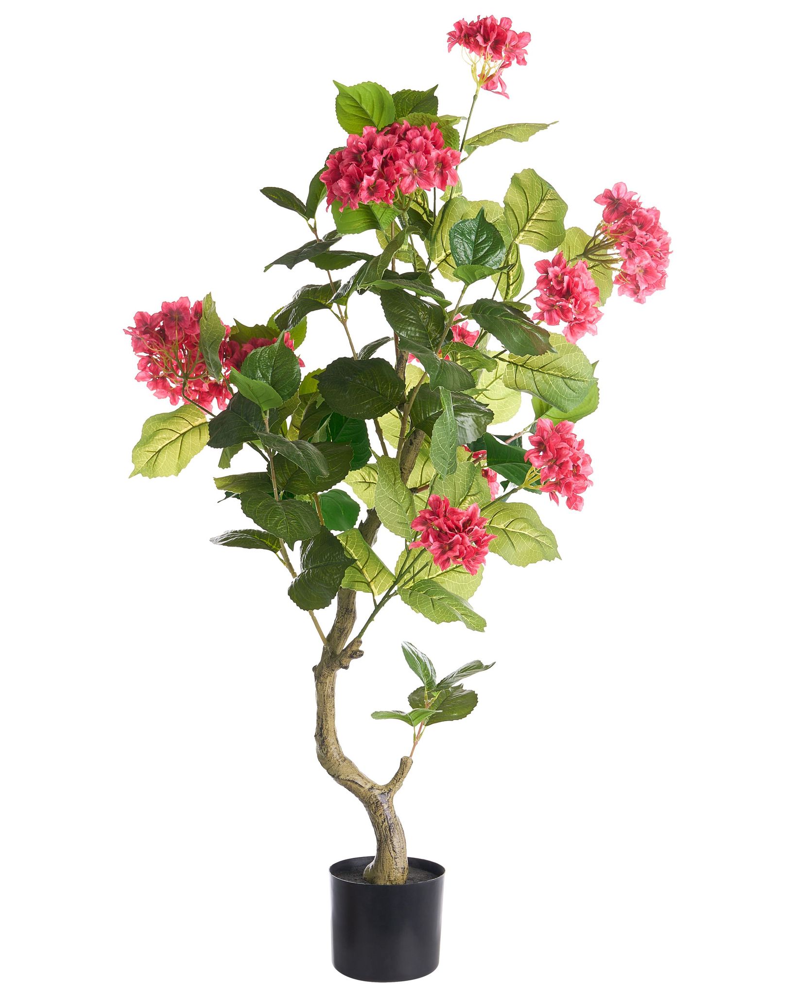 Kunstpflanze Hortensium 120 Cm Rot