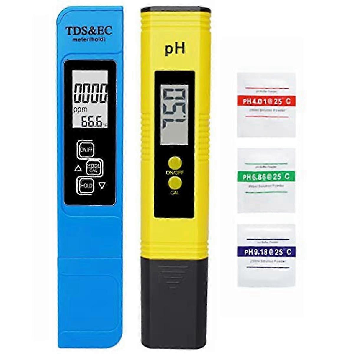 Kombiniertes Ph- Und Tds-messgerät, Digitales Ph-wassermessgerät, 3-in-1-messgerät Für Tds, Temperatur Und Ec-wert, Für Trinkwasser