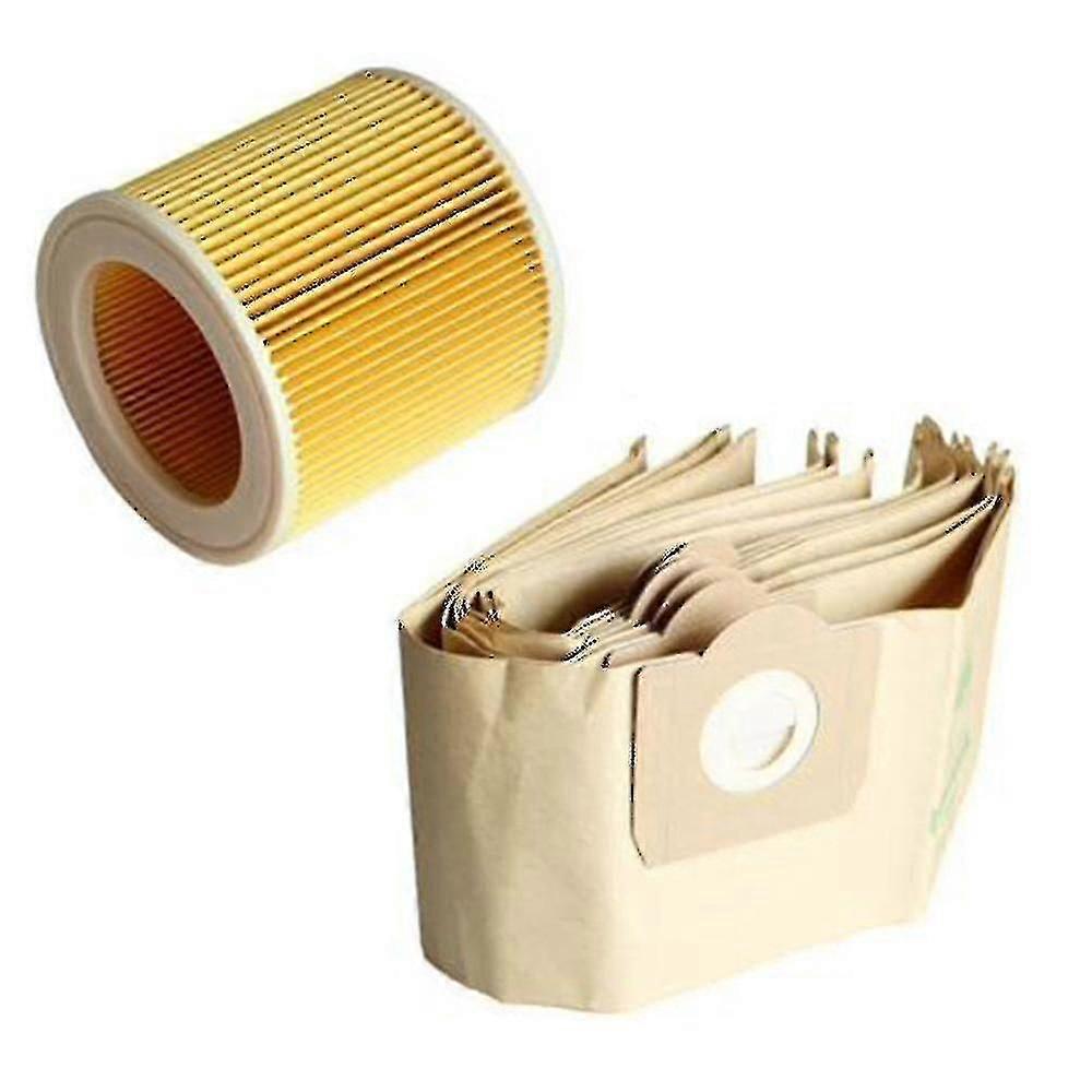 5x Staubbeutel, 1x Filter Für Kärcher Wd3 Premium Staubsauger - Aoba - Jetzt Kaufen