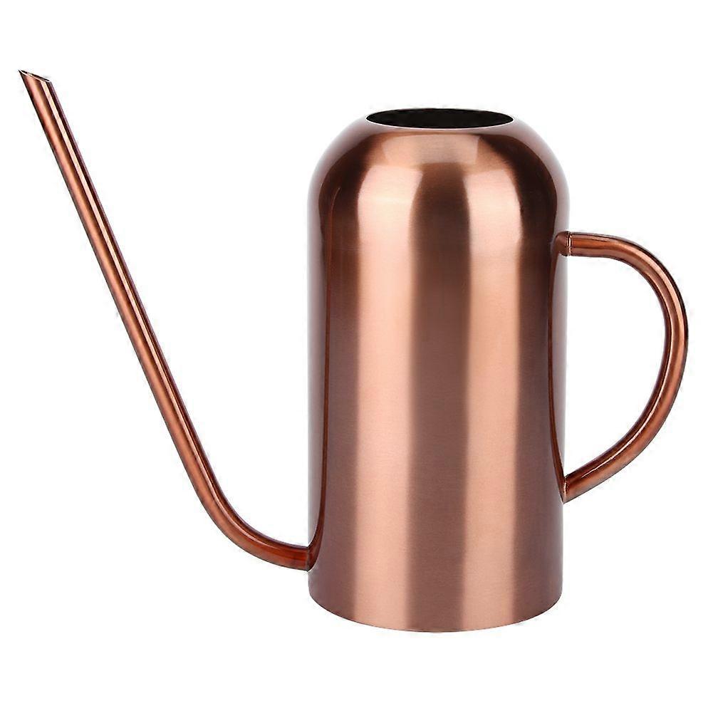 1,5-liter-gießkanne Aus Edelstahl Mit Langer Öffnung, Ideal Für Gartenblumen Und Pflanzen.