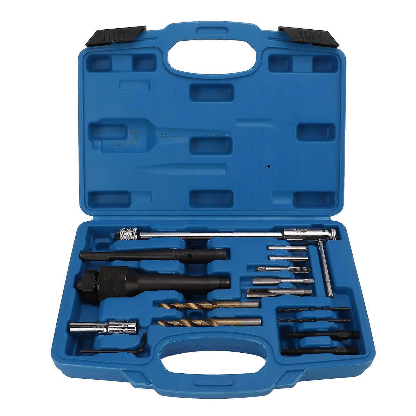 16-teiliges Glühkerzen-ausbauwerkzeug, Tragbar, Metrischer Stahl, Sicher Für Beschädigte 8-mm- Und 10-mm-glühkerzen