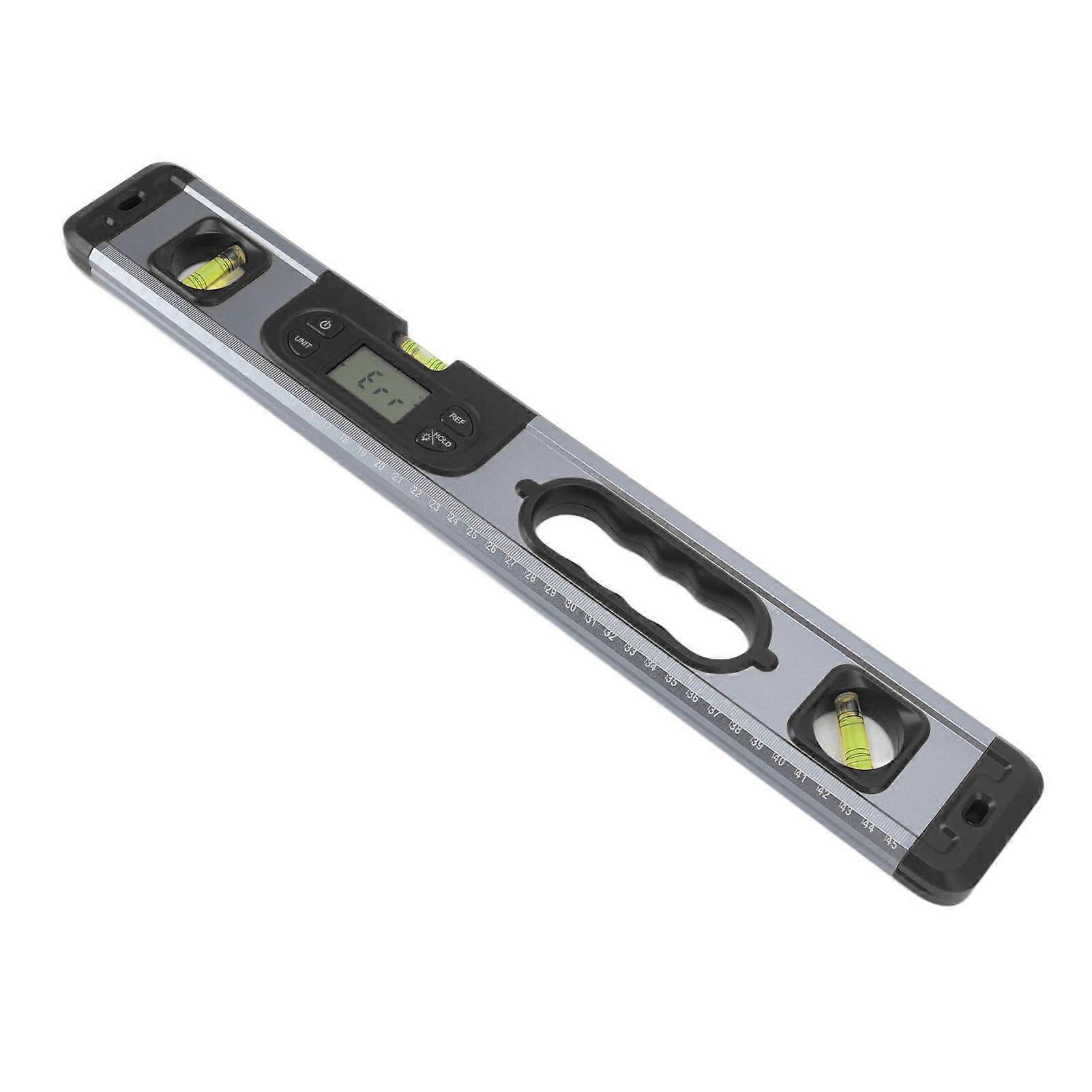 Digitale Wasserwaage Aus Aluminiumlegierung, 4x90°, 2x180°, Professionelle Elektronische Digitale Wasserwaage Für Messungen, Schwarz