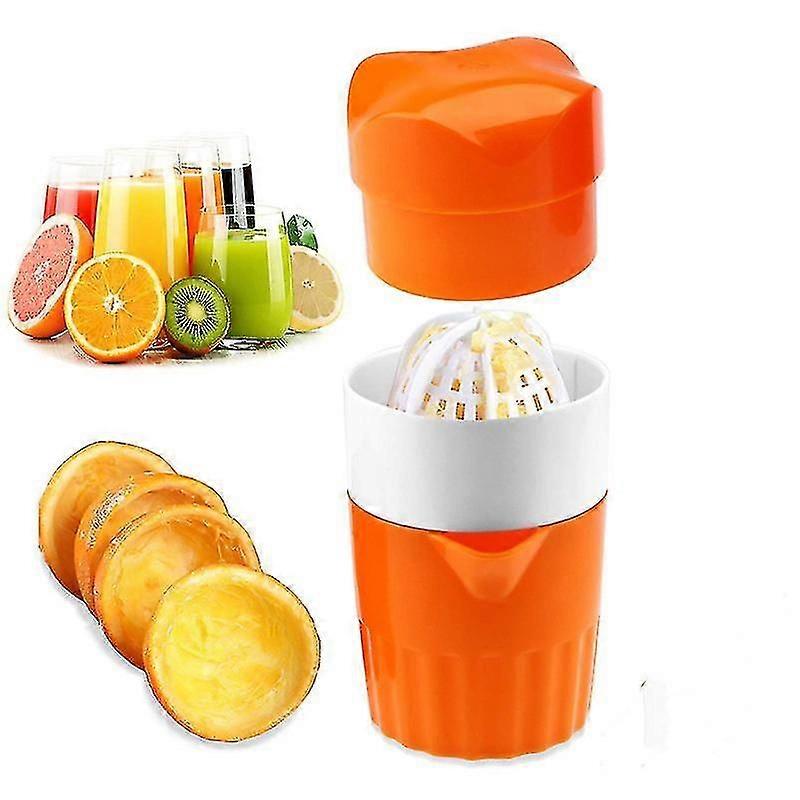 Handpresse Für Zitrusfrüchte, Orangen, Zitronen, Limetten Und Grapefruits Mit Manuellem Deckel Und Drehmechanismus Inklusive Siebbehälter