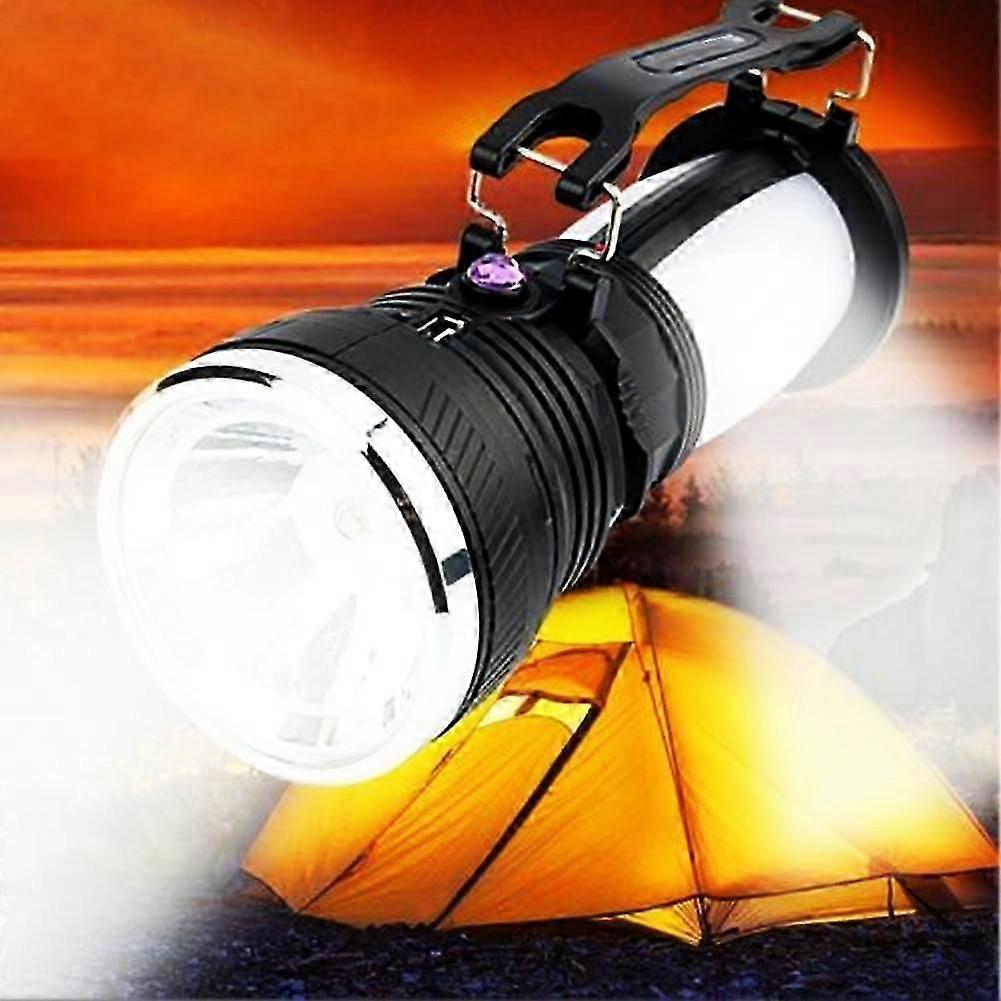 Outdoor-camping-taschenlampe Mit Solarenergie, Superhelle Led-stirnlampe Für Camping, Wandern, Campingausrüstung, Campingwerkzeug