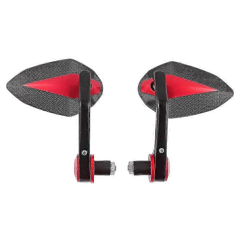 Motorrad-lenkerspiegel, Seitenspiegel Für Yamaha R6 R1 Mt 09 Tmax Xmax Wr 125 250 690 Für Duke 125 200 390 (rot)