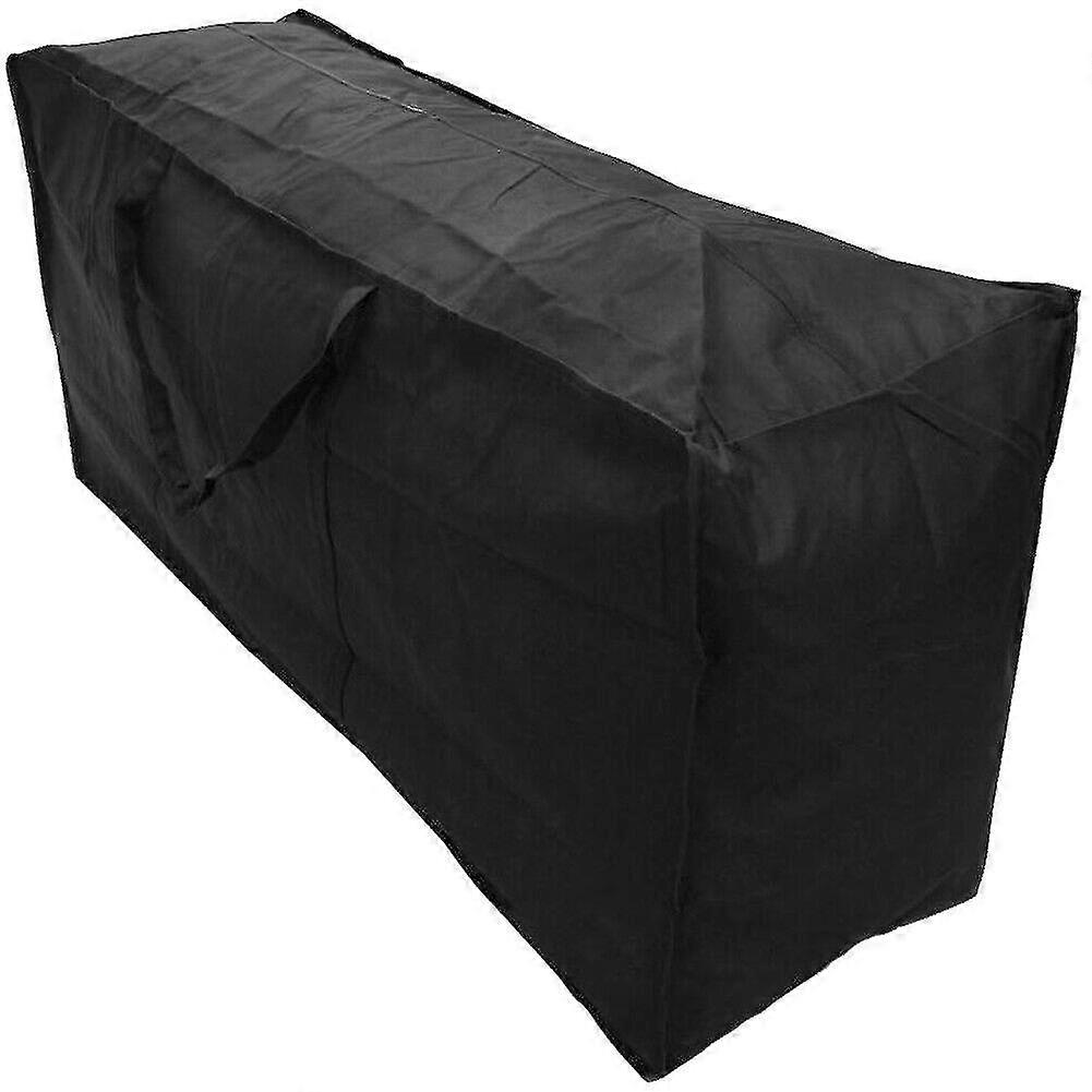 Große Tragetasche, Aufbewahrungstasche Für Gartenmöbelkissen, Wasserdicht, Schwarz (116 Cm X 47 Cm X 51 Cm)
