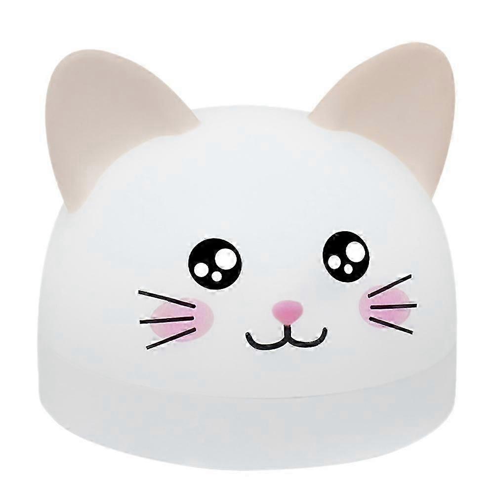 Niedlicher Katzenwecker Für Kinder Mit 3-farbiger Led-lampe, Schlummerfunktion, Wiederaufladbarem Nachtlicht – Das Perfekte Geschenk Für Kinder