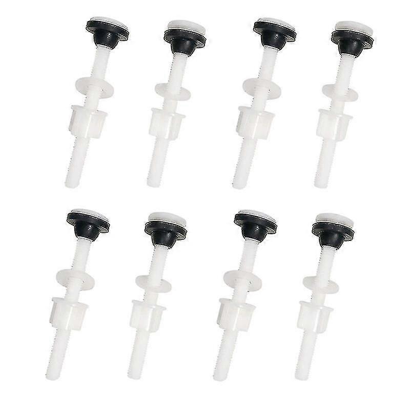 8er-pack Kunststoffschrauben M10 Für Toilettenspülkästen, Reparatursets Für Die Verbindung Von Spülkasten Und Becken, Inklusive Befestigungsschrauben Und Sea-ay