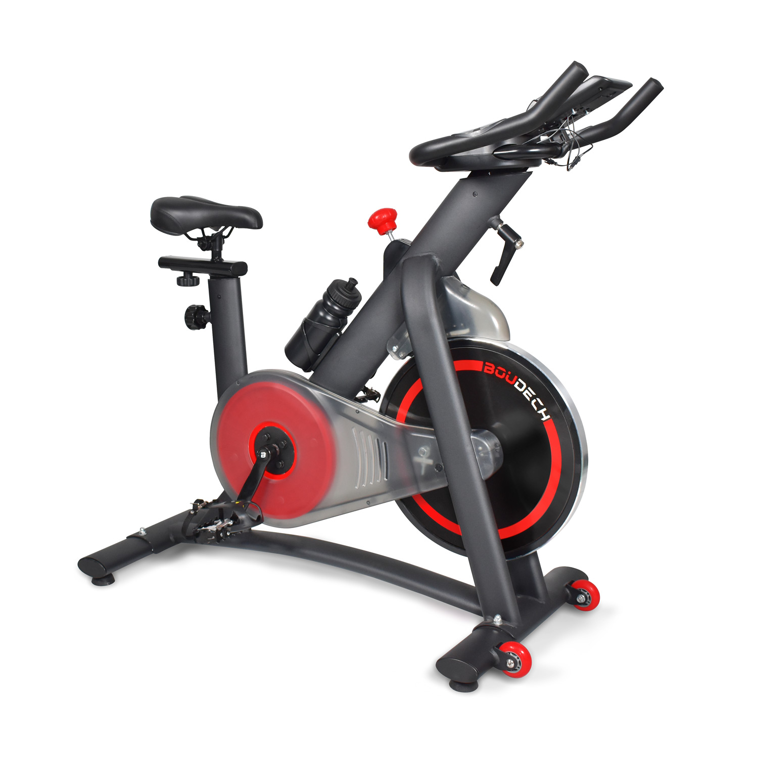 Boudech - Fitness-rennrad Bike Edge 1600 Mit 16kg Schwungrad, Magnetischem Widerstand, Lcd-display Und Herzfrequenzmesser