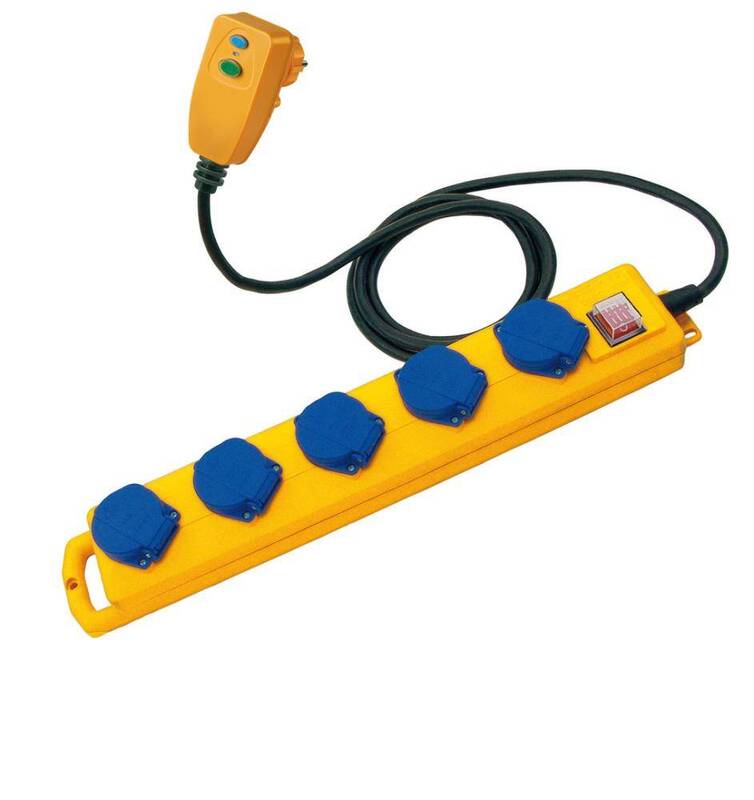 [gebraucht] B-ware Brennenstuhl 5-fach H07rn-f3g1,5 5m Super-solid Sl 554 De Fi Steckdosenleiste