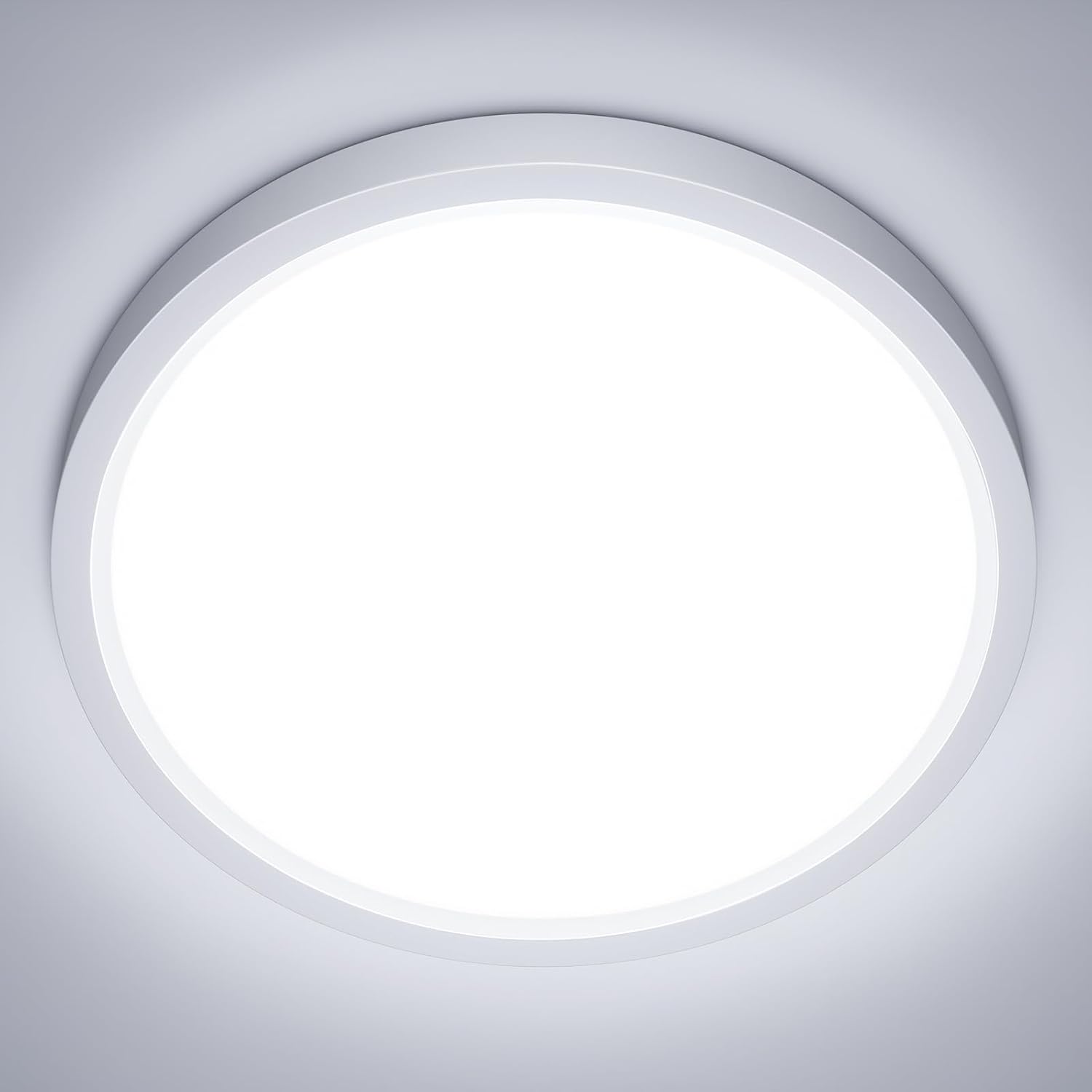 Ip44 Led-deckenleuchte, 6500 K, Ø 22 Cm 18 W, 1800 Lm, Moderne, Wasserdichte Deckenleuchte Für Schlafzimmer, Badezimmer, Küche, Wohnzimmer, Büro, Balkon