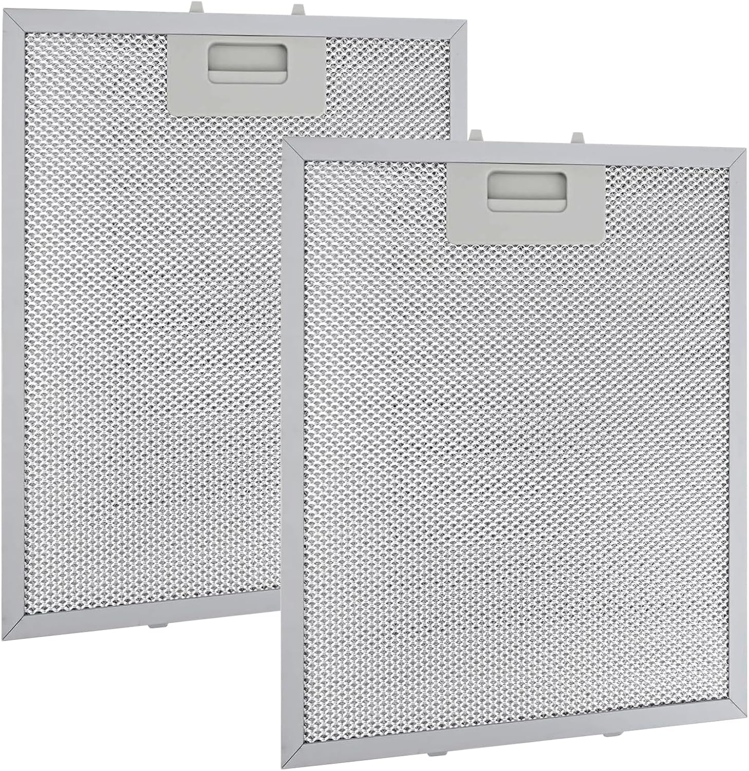 2-teiliger Metallfettfilter, 32 Cm X 26 Cm, Waschbarer Aluminium-dunstabzugshaubenfilter, Universal-gitterfilter, Für Dunstabzugshauben Vieler Führender Marken