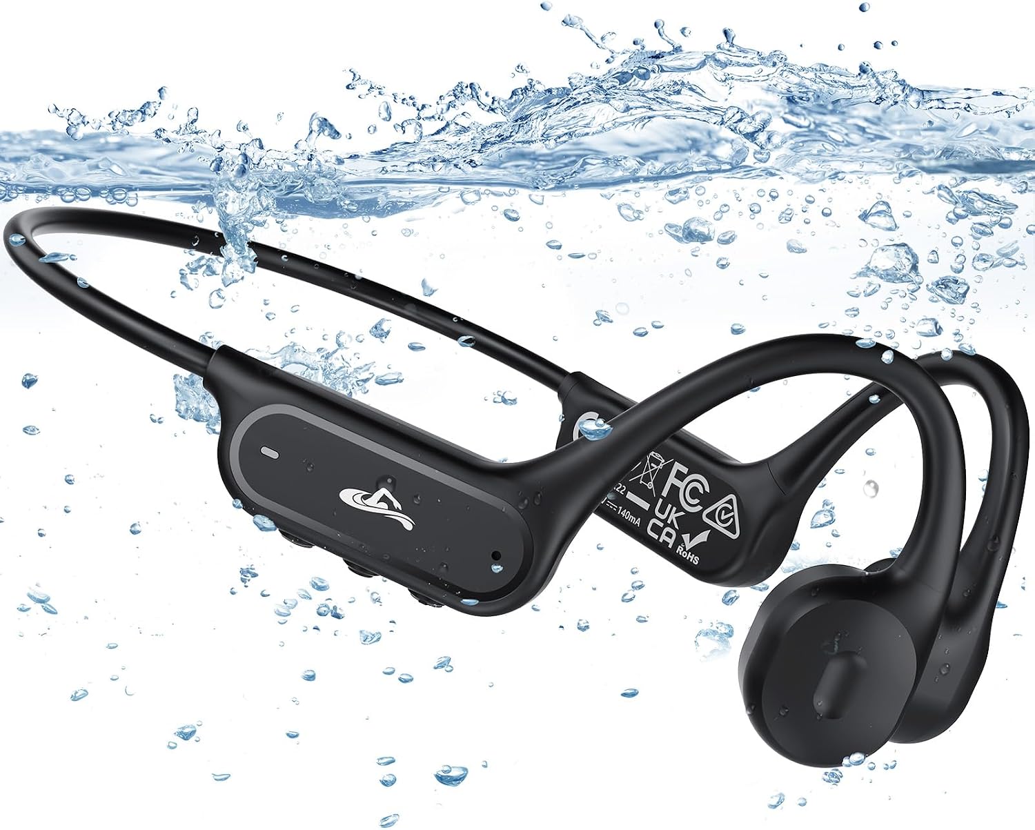 Knochenschallkopfhörer, Kabellose Bluetooth 6.1-schwimmkopfhörer, Mp3-player Mit 32 Gb Internem Speicher, Wasserdichte Schwimmkopfhörer, Poolkopfhörer Für Sport, Radfahren Und Fitness