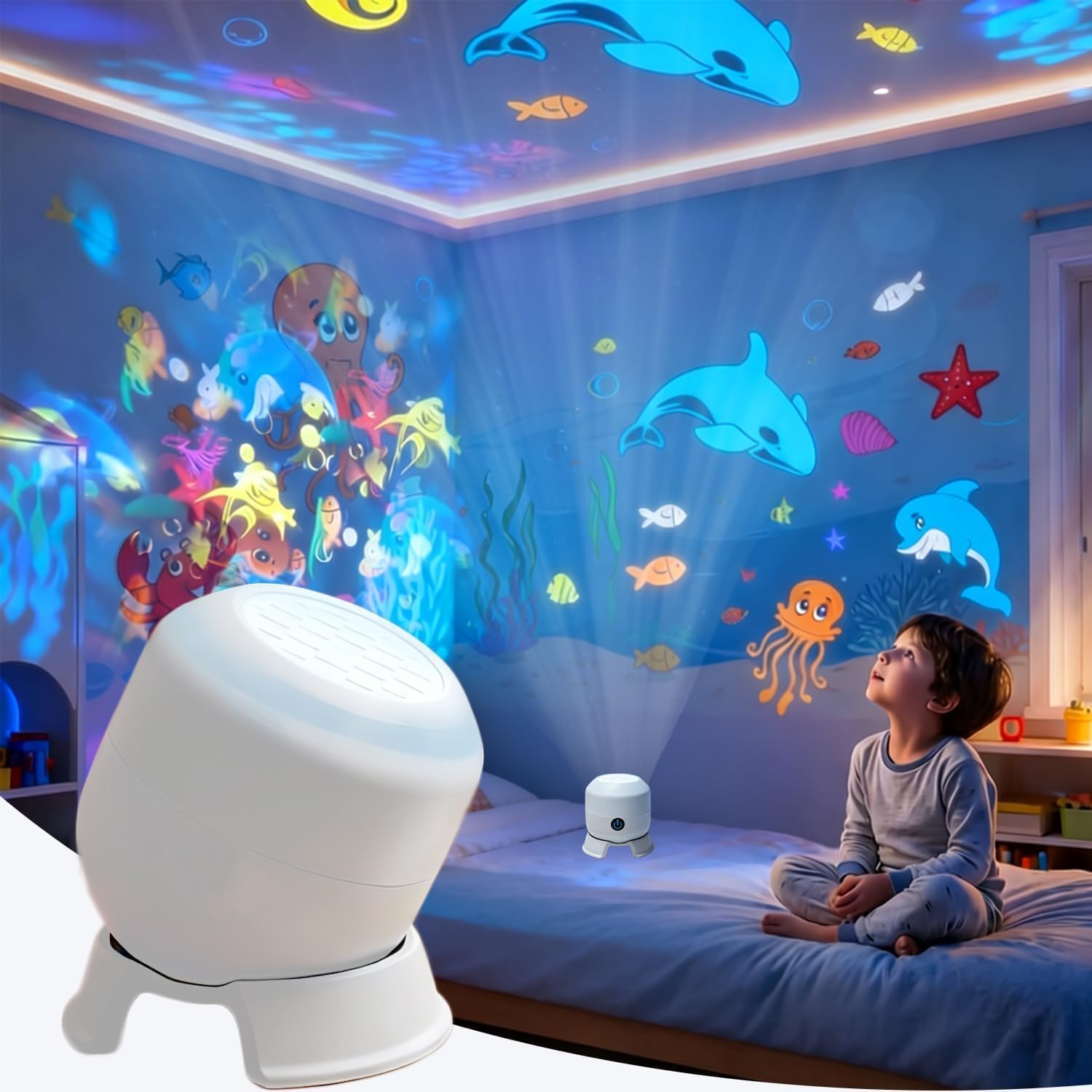 Dynamischer, Rotierender Led-projektor, Sternenhimmel-projektor Mit Ständer, Sternen-led-lampe Für Kinder, Galaxie-projektor Für Geburtstage Und Kinderzimmerdekoration