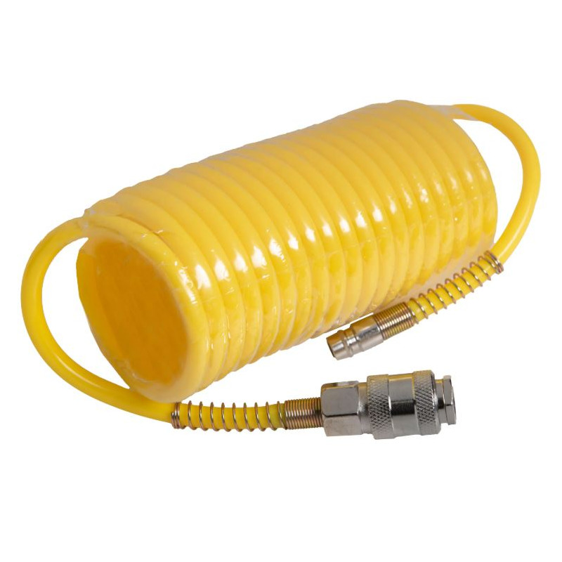 Spiral-kompressorschlauch 5 M 6 X 8 Mm Universalanschluss Druckluft