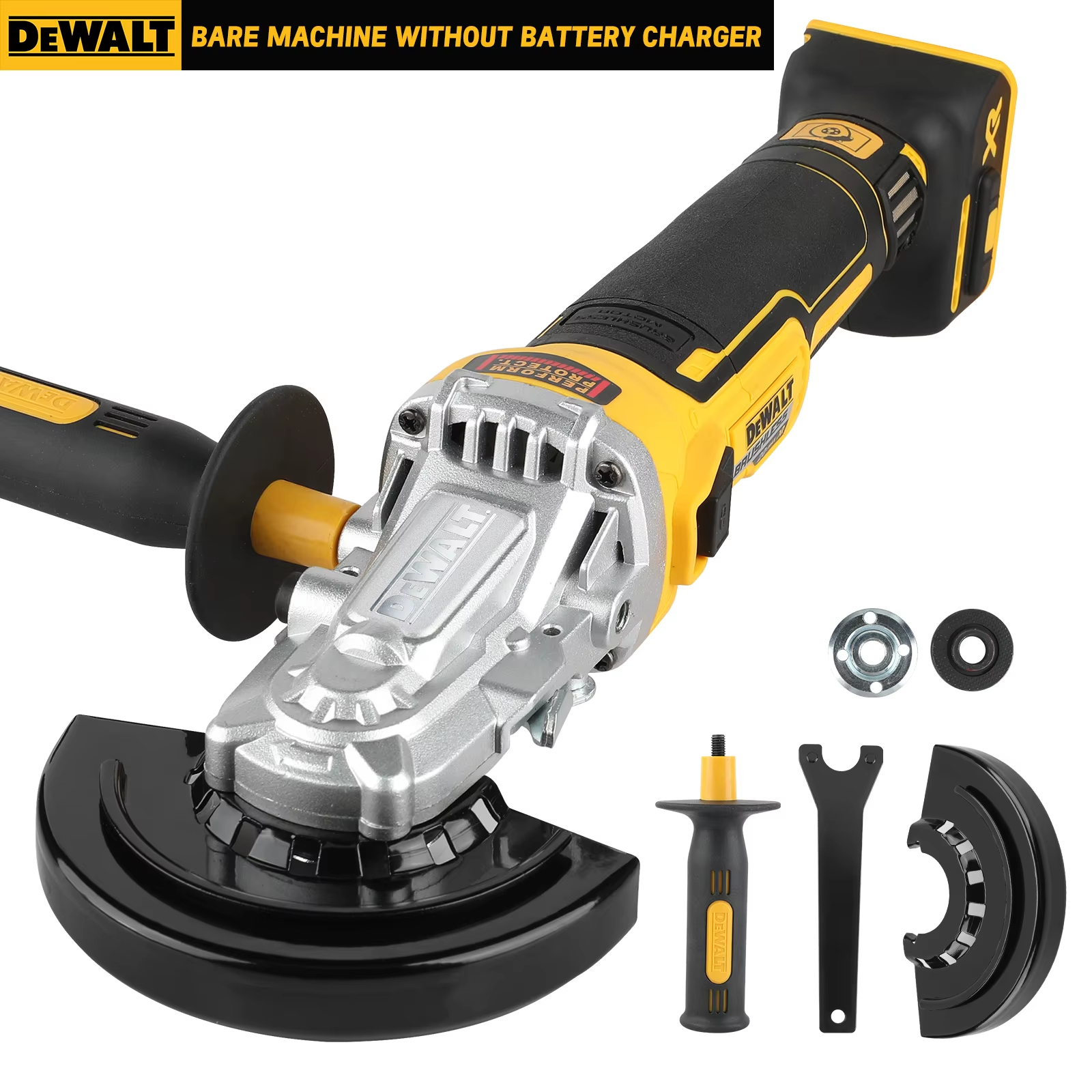 Dewalt Dcg405fn Smerigliatrice Angolare A Testa Piatta 18v 125mm - Solo Macchina